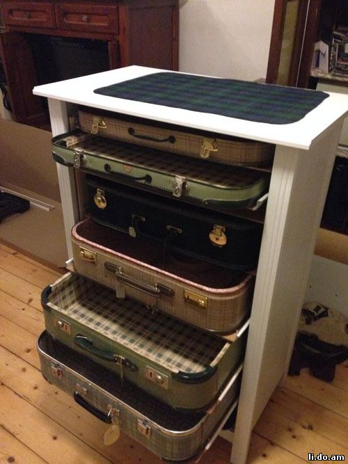 Хэндмейд-идеи для старого чемодана